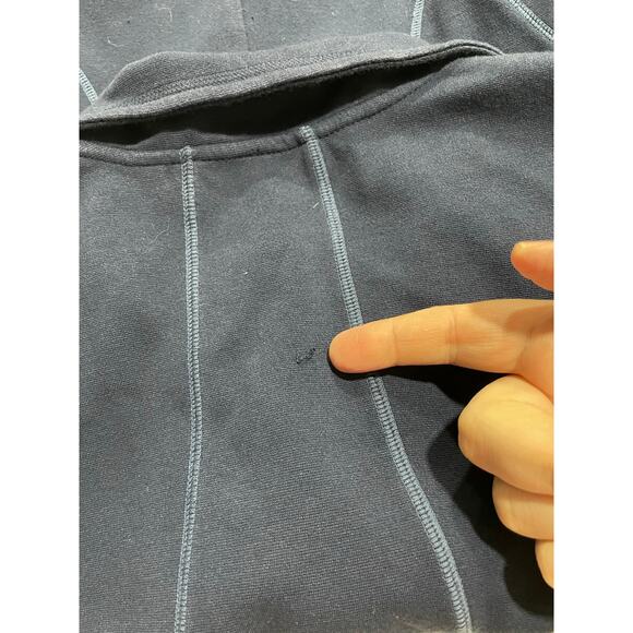 Athleta Cassidy Ponte Knit Dress Long Sleeve Stretch Womens Sz Small Blue 868990 - Picture 11 of 13